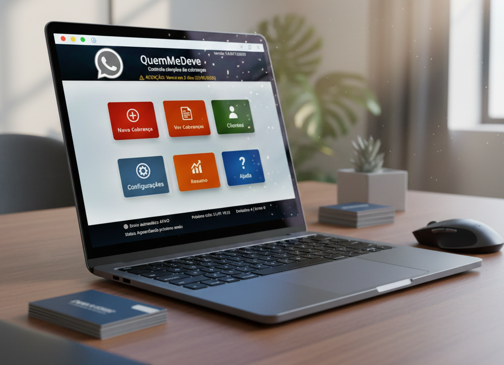 Interface do Sistema QuemMeDeve